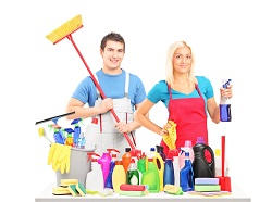 builders clean london